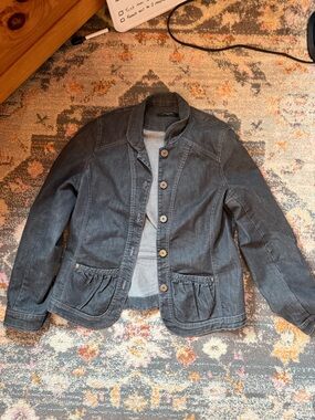 Simon Chang Dark Gray Jean Jacket